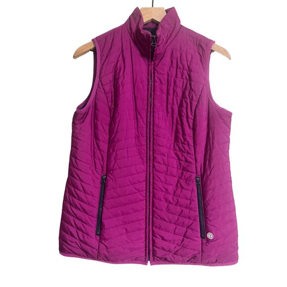 T by Talbots Activewear Purple Vest Small - Picture 1 of 3